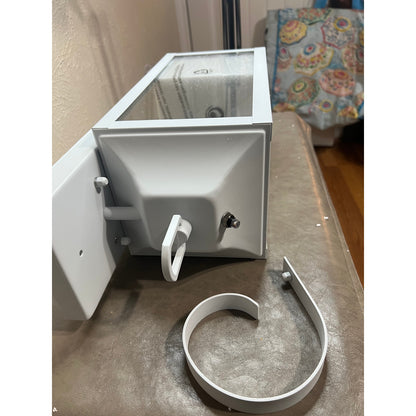 Yolsunes 19" Outdoor Wall Light White
