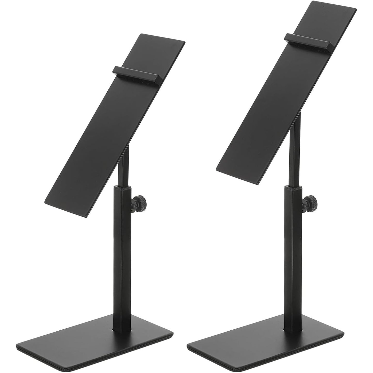 Uxcell 2 Pack Adjustable Height Shoe Risers Metal CountertopShoeRackHolder-Black