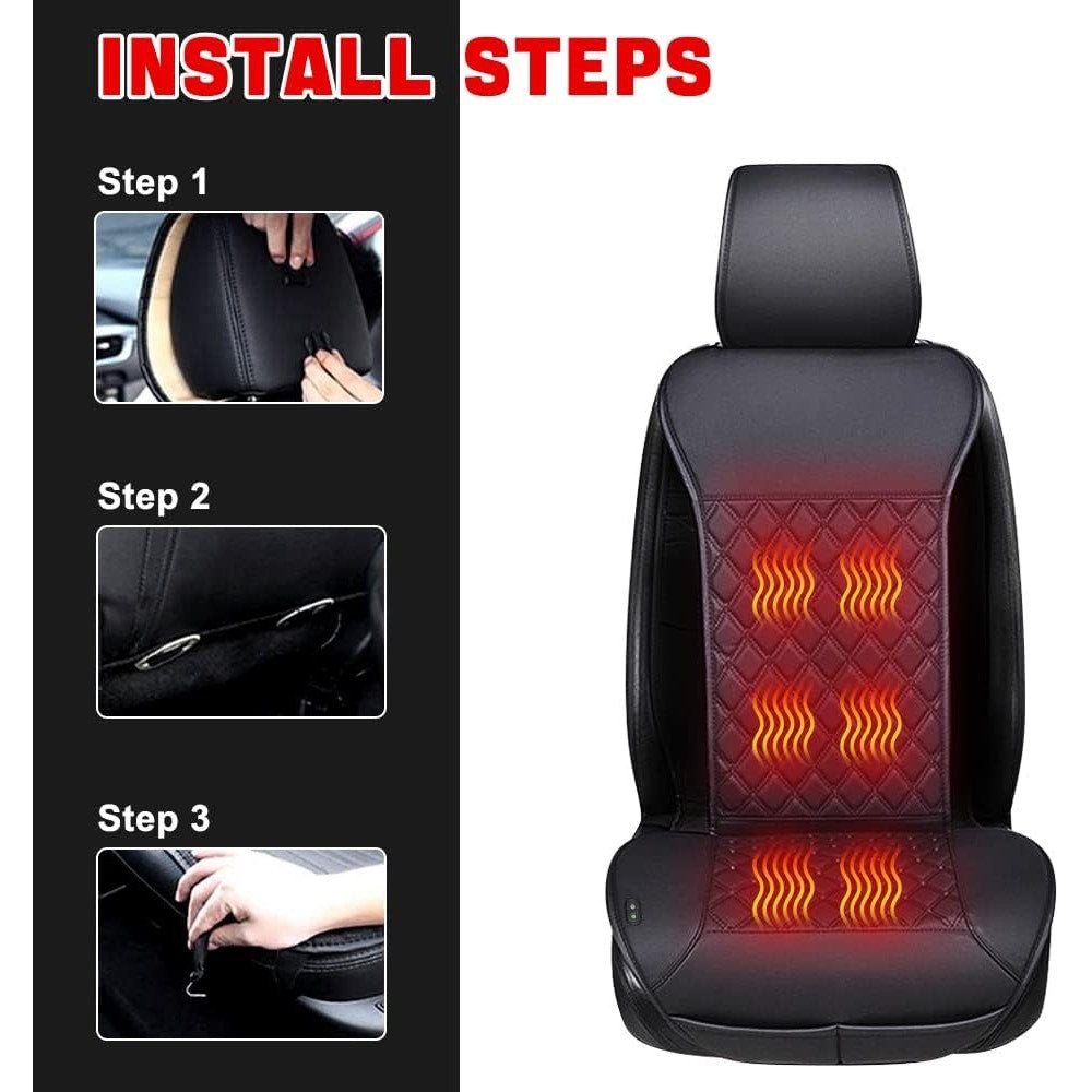 LUSRAIT Universal Seat Cushion, Comfortable Seat Cover With Full BackSupport 1pc