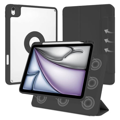 Dwopar Case For IPad Air 11 M3/M2 2025/2024, IPad Air 11/10.9 Inch 7th-Black