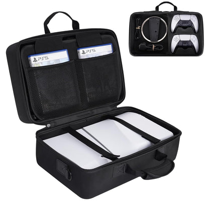 Diocall Hard Case Compatible With PS5 Slim 2023, Protective Travel Case For PlayStation 5 Slim Console, DualSense Controllers, Accessories.