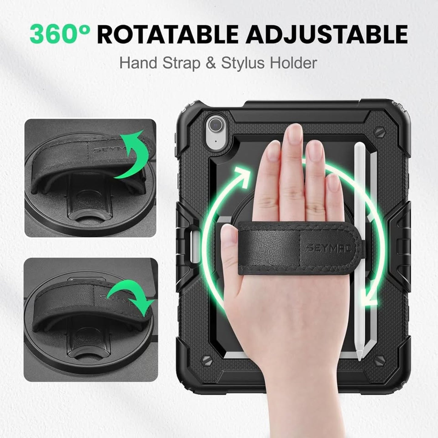 SEYMAC Case For IPad Air 11 Inch M3 2025/M2 2024 (Air 7th/6th Generation)