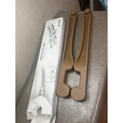 Givifive Car Seat Gap Filler Organizer 2Pack Soft Foam 3IN1 Multifunctiona-MOCHA