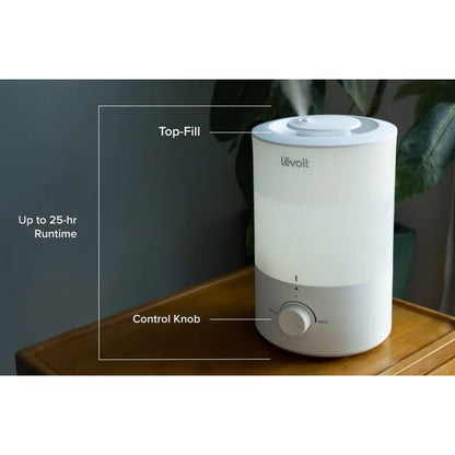 LEVOIT - Humidifiers For Bedroom - Quiet (3L Water Tank) - Cool Mist/Top Fill