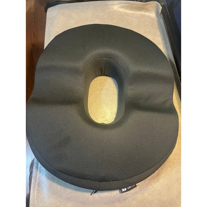 5 STARS UNITED Donut Pillow Hemorrhoid Tailbone Cushion–Large CushioN,Black Mesh