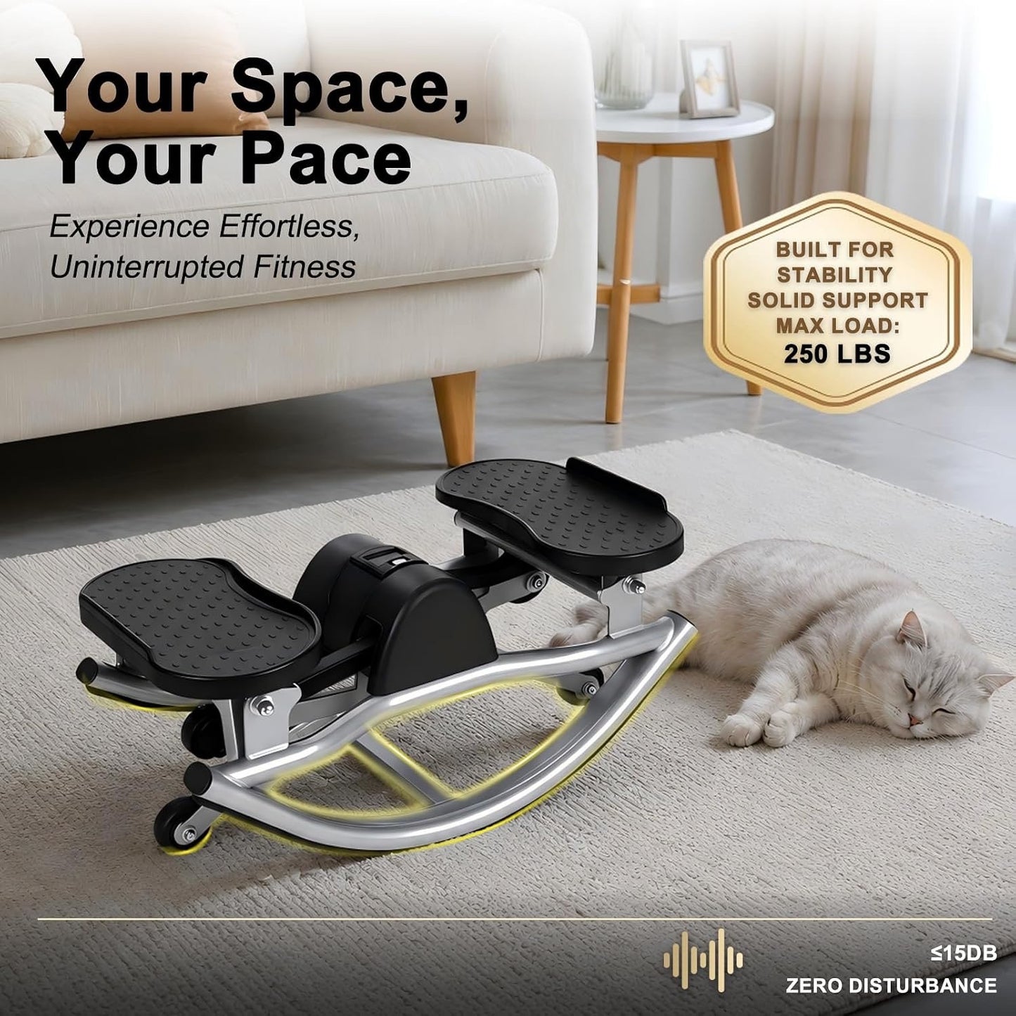 Rock Stepper, Rock Stepper Side To Side, Lateral Rocking Fitness Stepper Home