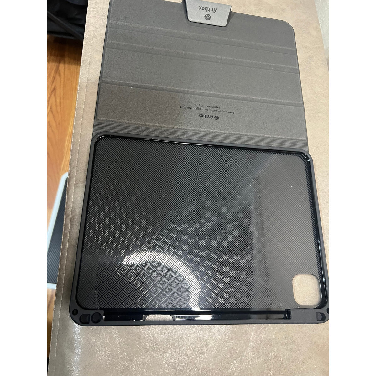 Antbox For IPad Pro 11 Inch Case M5 2025/M4 2024, Built-In Pencil Holder-Black