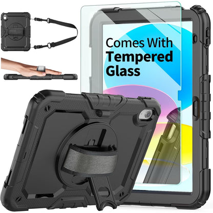 Ambison Case For IPad (A16) 11th/10th Generation 11''/10.9'' 2025/2022 (Black)