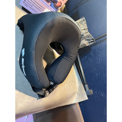 ComfyNap® Versatile Travel Neck Pillow For Airplane [Patented], 9 Positions In 3 Techniques, Plane Pillow With Pure Memory Foam, Travel Pillow With HeadRest Flight Sleep, Travel Essential - Mercury.