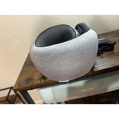 WANDER PLUS Travel Neck Pillow, Pure Memory Foam Neck Pillow For Airplanes-Grey