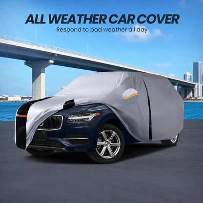 Multi-Layer Car Cover Custom Fit For Volvo XC90(2015-2026), 100% Waterproof All