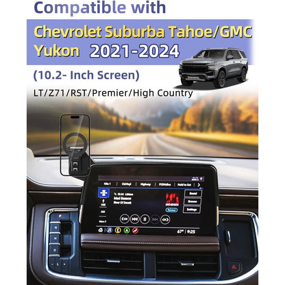 PZK Car Phone Mount For 2021-2024 Chevy Tahoe/Suburban/GMC Yukon.