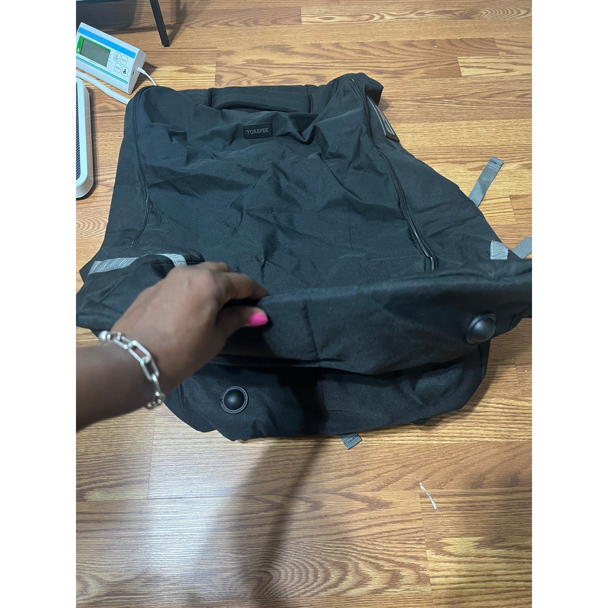 YOREPEK Padded Car Seat Travel Bag Backpack, Toddler Travel Essentials