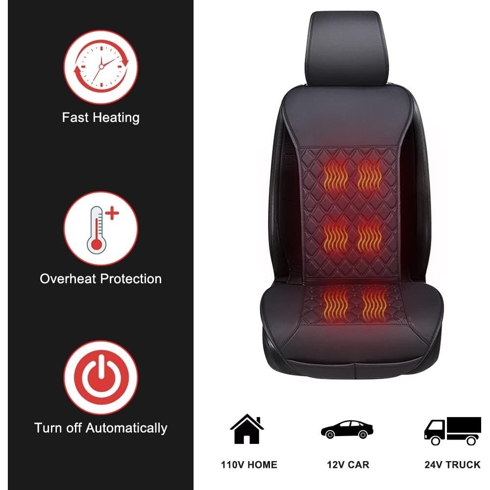 LUSRAIT Universal Seat Cushion, Comfortable Seat Cover With Full BackSupport 1pc