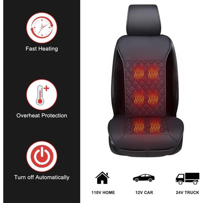 LUSRAIT Universal Seat Cushion, Comfortable Seat Cover With Full BackSupport 1pc