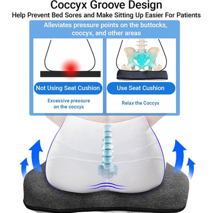 Bed Sore Cushion for butt & Wheelchair Cushion for Bedsores PreventionPain.