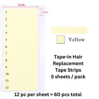 Tape In Hair Extensions Replacement Tape Strips Double Sided