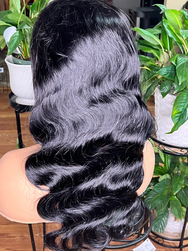 20" 13x6 Lace Front Wig Lace- Body Wave Human Hair 150%