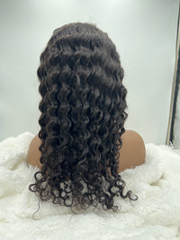 22" Deep Wave 13x4 Full Frontal  Wig Transparent Lace 150% Density