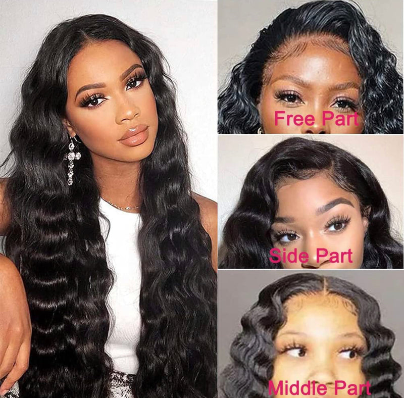 20" Loose Deep Wave 13x4 Lace Front Wig 150% Density